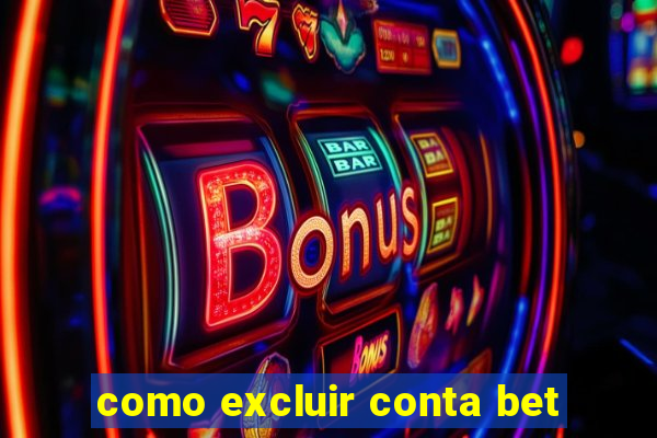 como excluir conta bet